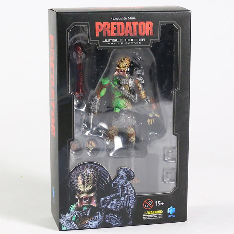 Exquisite Mini Predator Jungel Hunter Battle Damage Action Figure 12cm