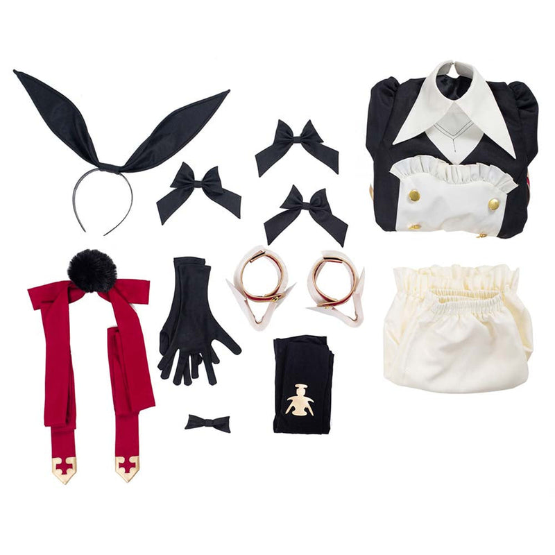 FGO Game Saber Sword Combat Gear Maid Dress Cosplay Costume - Toysoff.com