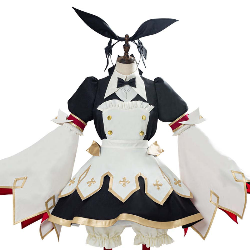 FGO Game Saber Sword Combat Gear Maid Dress Cosplay Costume - Toysoff.com