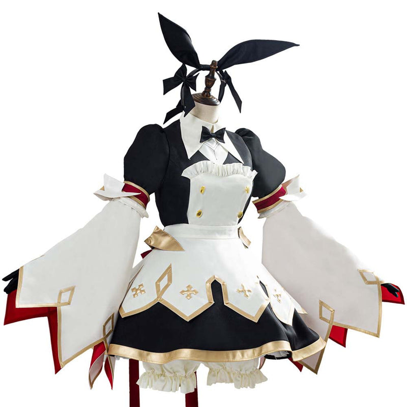 FGO Game Saber Sword Combat Gear Maid Dress Cosplay Costume - Toysoff.com