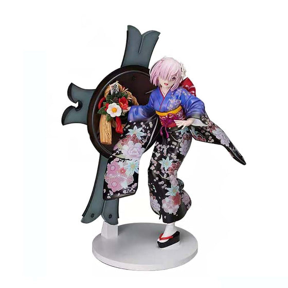 FGO Mash Kyrielight Year Yukata Ver Action Figure Model Toy 27cm