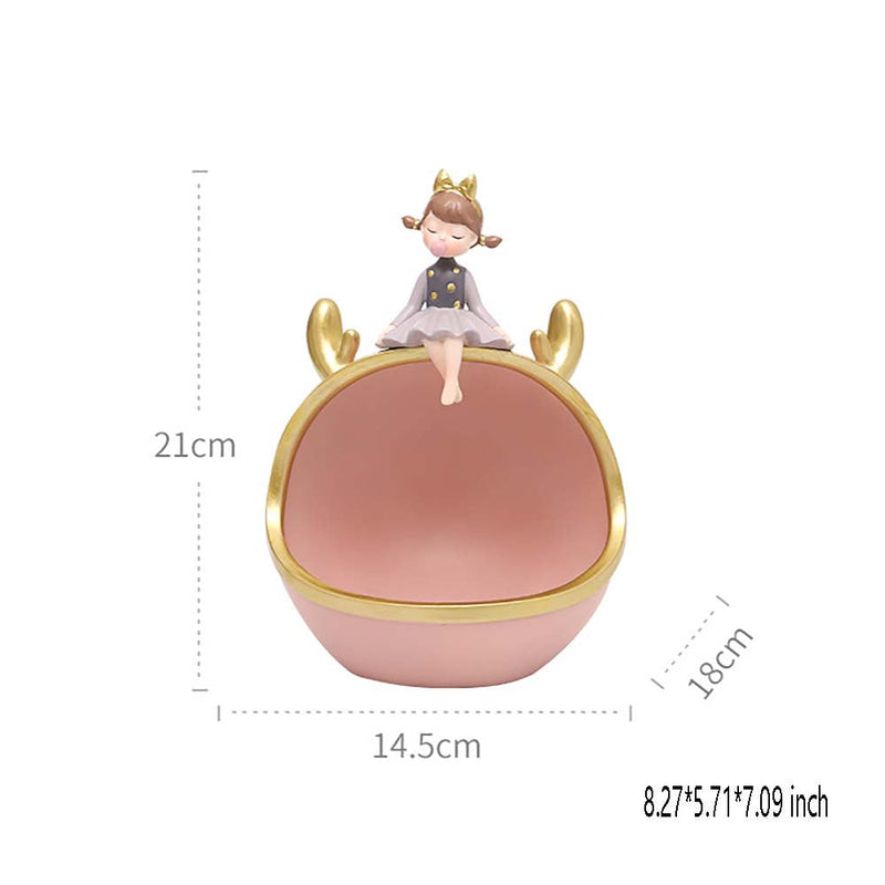 Fairy Girl Action Figure Model Key Candy Box Home Decoration