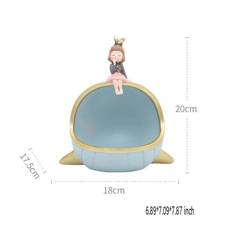 Fairy Girl Action Figure Model Key Candy Box Home Decoration