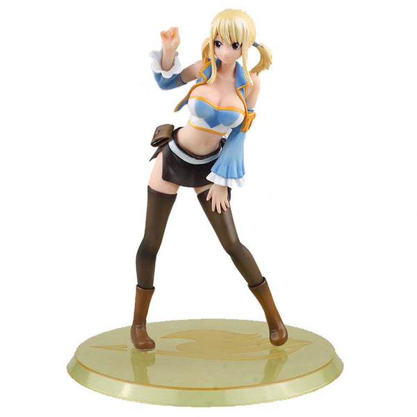 Fairy Tail Lucy Heartfilia Action Figure Sexy Model Toy 21cm