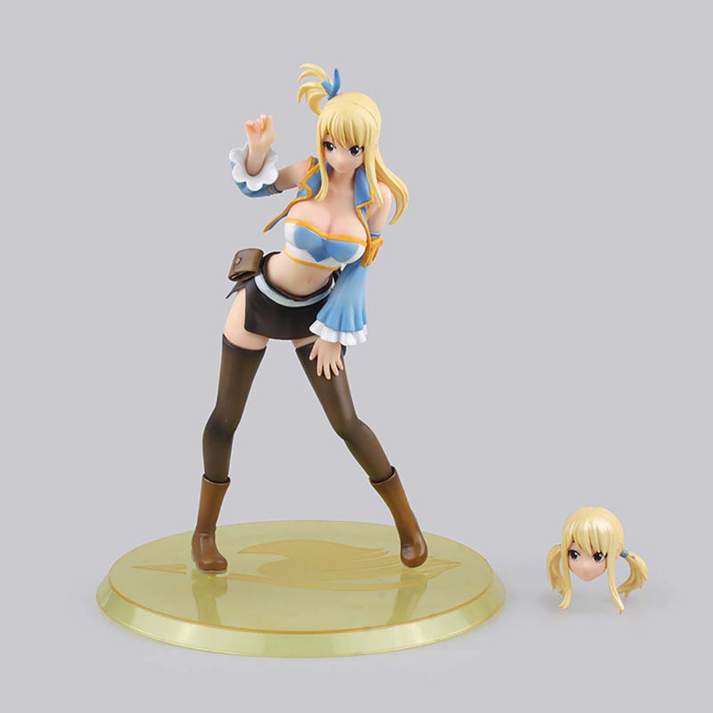 Fairy Tail Lucy Heartfilia Action Figure Sexy Model Toy 21cm