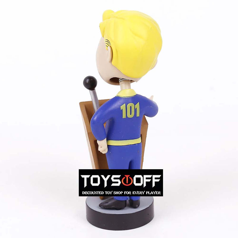 Fallout Vault Boy Bobble Head Action Figure Model Toy