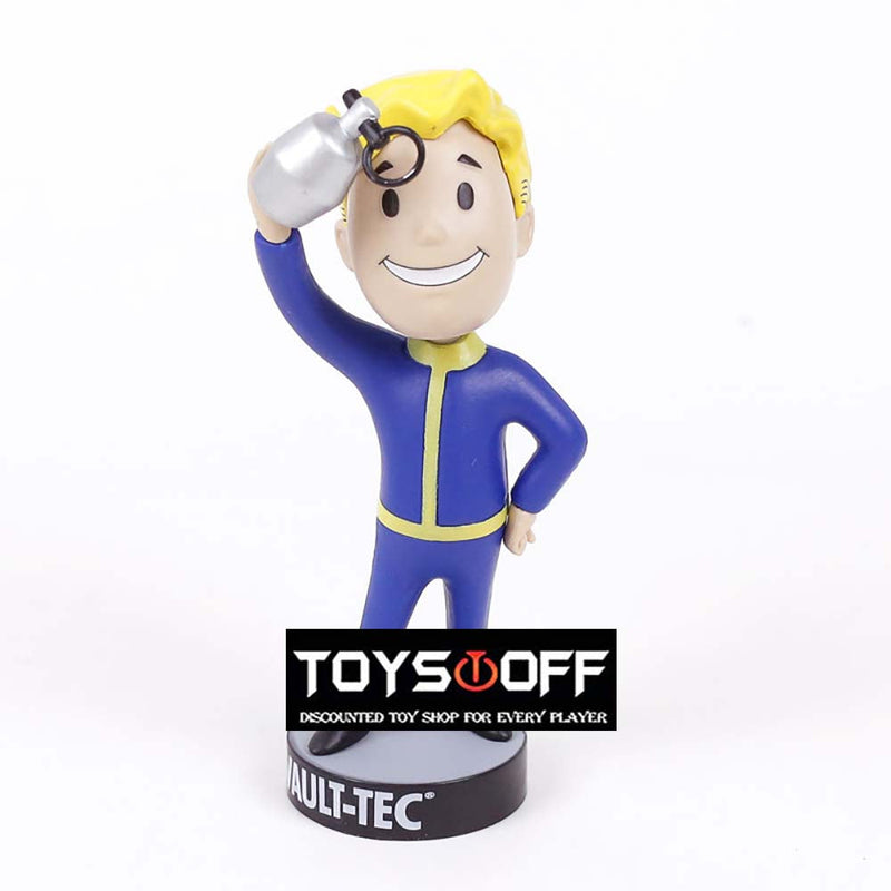 Fallout Vault Boy Bobble Head Action Figure Model Toy