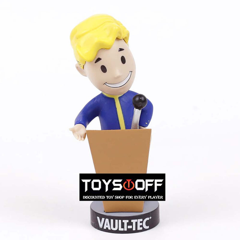 Fallout Vault Boy Bobble Head Action Figure Model Toy