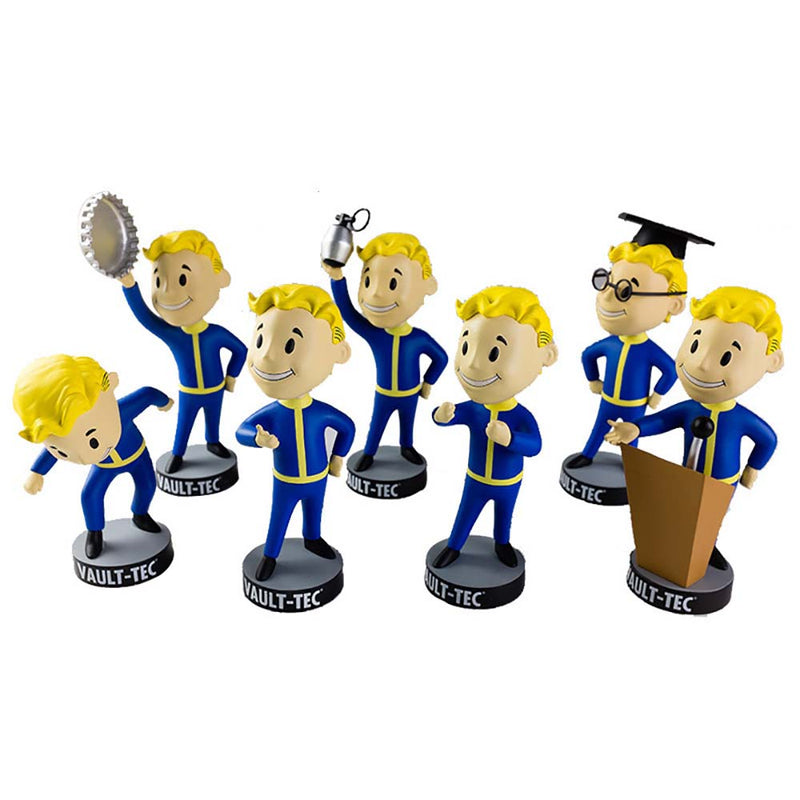 Fallout Vault Boy Bobble Head Action Figure Model Toy