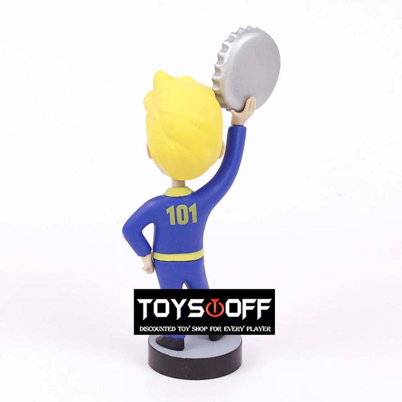 Fallout Vault Boy Bobble Head Action Figure Model Toy