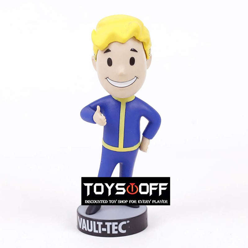 Fallout Vault Boy Bobble Head Action Figure Model Toy