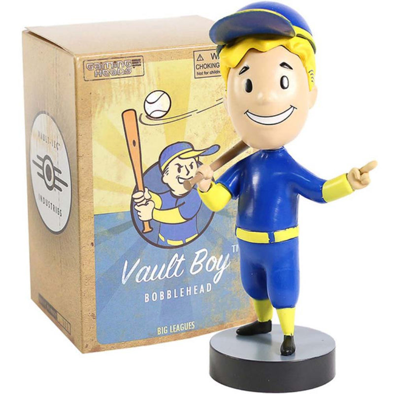 Fallout Vault Boy Radioactive Ricochet Toughness Nerd Rage Bobble Head Action Figure