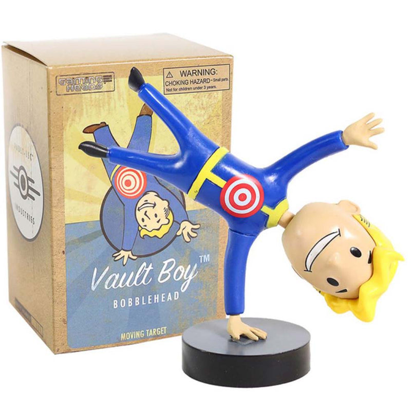 Fallout Vault Boy Radioactive Ricochet Toughness Nerd Rage Bobble Head Action Figure