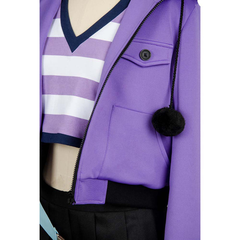 Fate Apocrypha Astolfo Cosplay Costume Purple Jacket Casual Suit