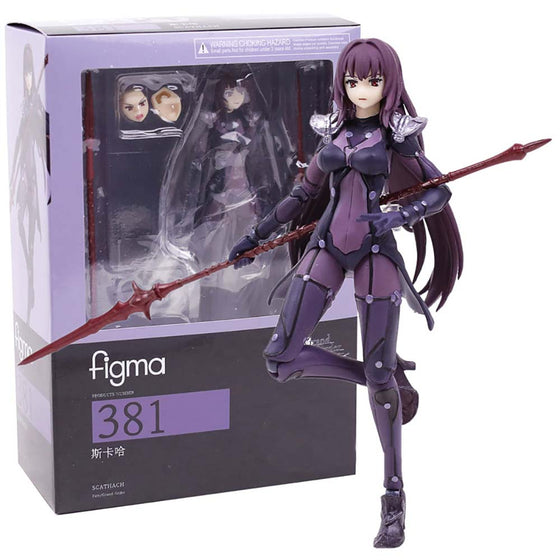 Fate Grand Order Lancer Scathach Figma 381 Action Figure Toy 15cm