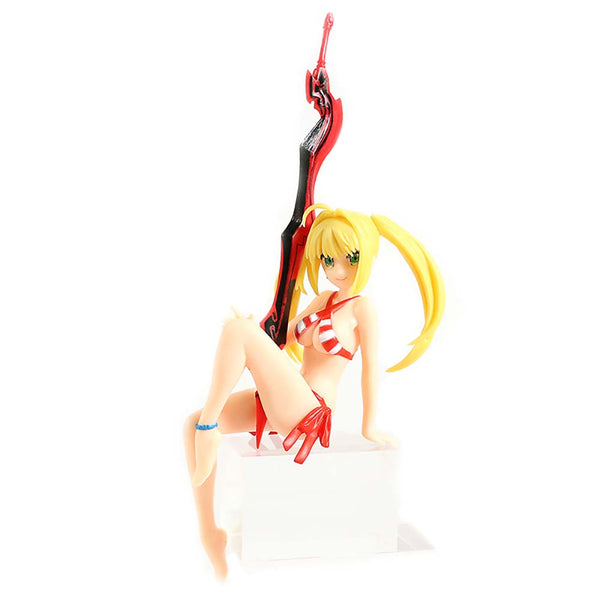 Fate Grand Order Red Saber Nero Claudius Action Figure Toy 16cm