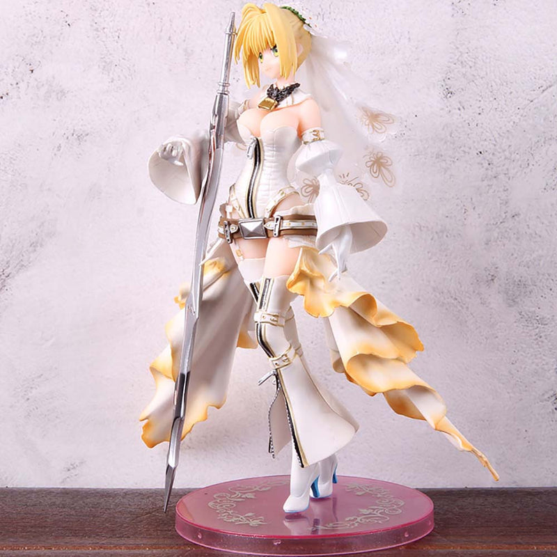 Fate Grand Order Saber Bride Nero Claudius Wedding Dress Action Figure 25cm