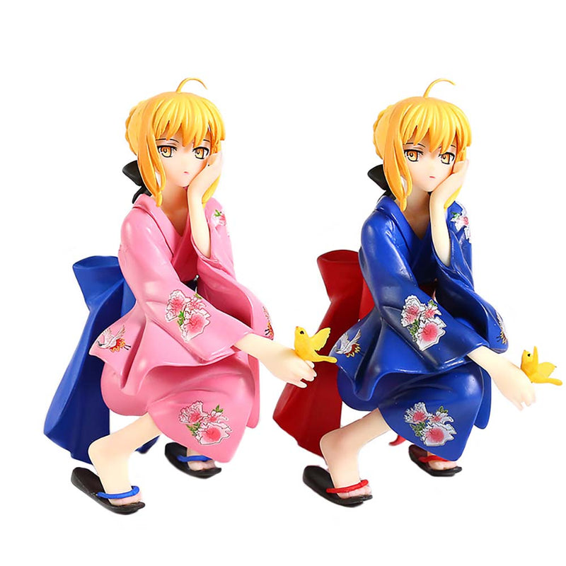 Fate Stay Night Altria Pendragon Alter Yukata Ver Action Figure 13cm