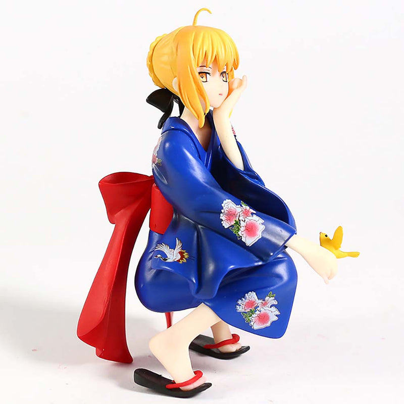 Fate Stay Night Altria Pendragon Alter Yukata Ver Action Figure 13cm