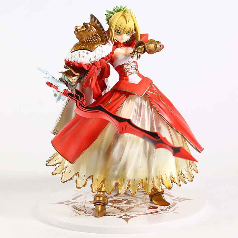 Fate Stay Night Grand Order Red Saber Action Figure Model 23.5CM - Toysoff.com