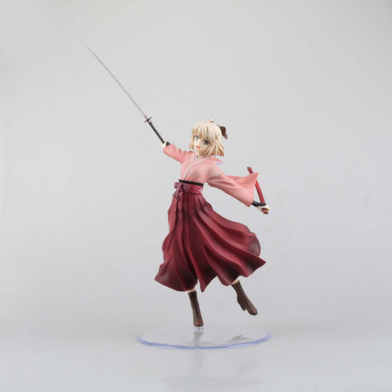 Fate Stay Night Sakura Saber Action Figure Model Toy 18cm