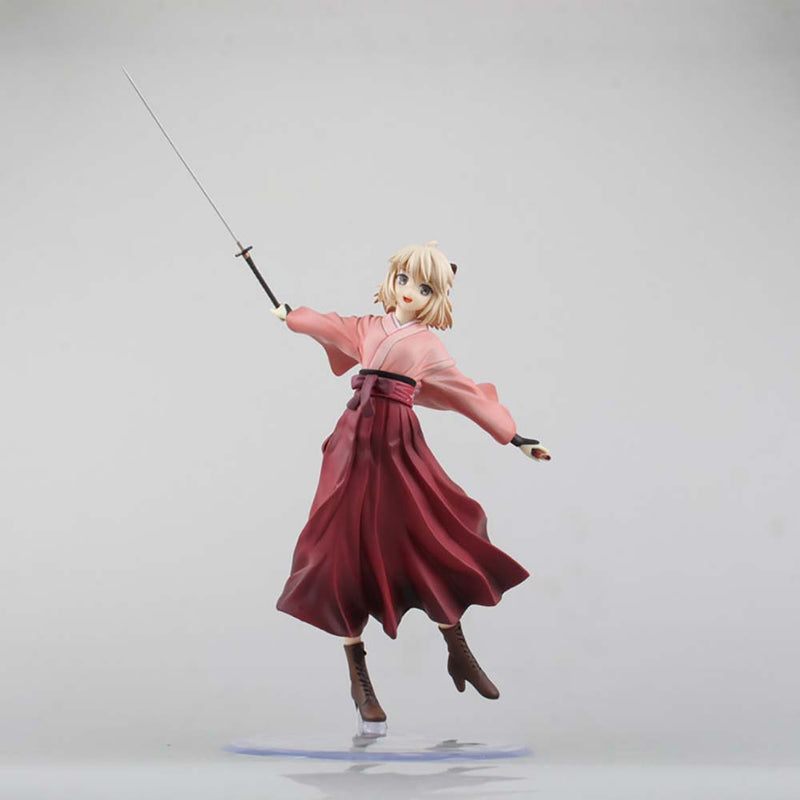 Fate Stay Night Sakura Saber Action Figure Model Toy 18cm