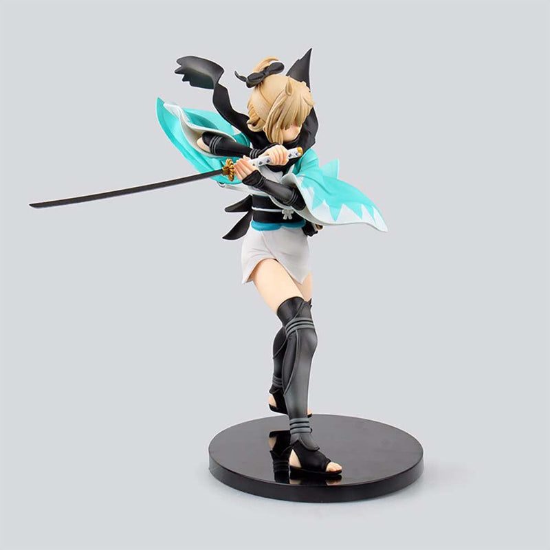 Fate Stay Night Sakura Saber Okita Souji Action Figure 21CM - Toysoff.com