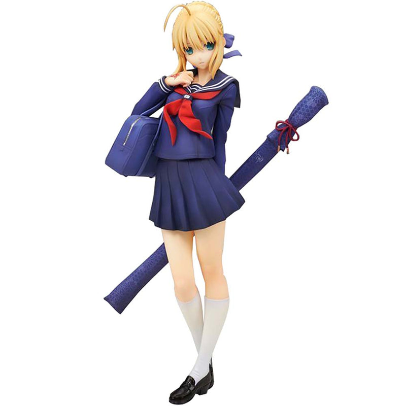 Fate Stay Night Uniform Saber Action Figure Collectible Model Toy 20cm