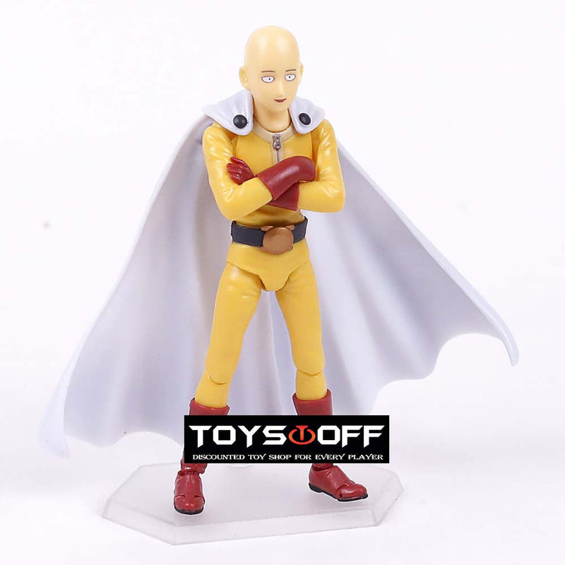 Figma 310 One Punch Man Saitama Action Figure Collectible Toy 15cm