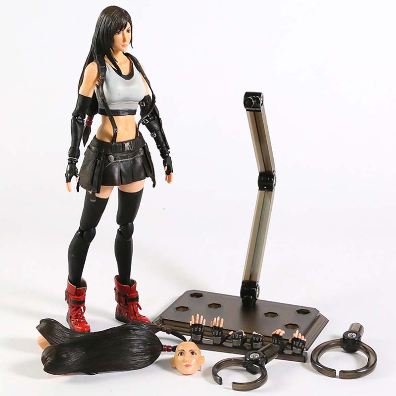 Final Fantasy VII Tifa Lockhart Finger Action Figure Model Toy 25cm