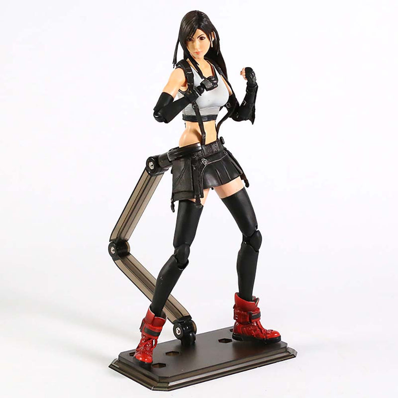 Final Fantasy VII Tifa Lockhart Finger Action Figure Model Toy 25cm