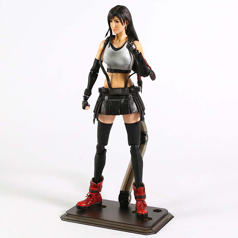 Final Fantasy VII Tifa Lockhart Finger Action Figure Model Toy 25cm