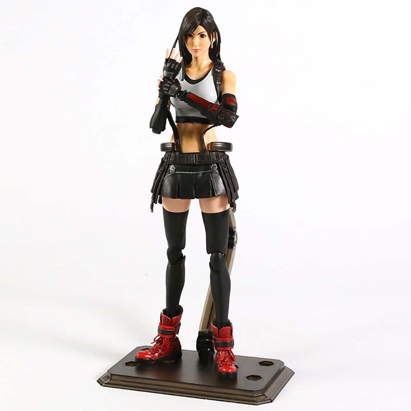 Final Fantasy VII Tifa Lockhart Finger Action Figure Model Toy 25cm