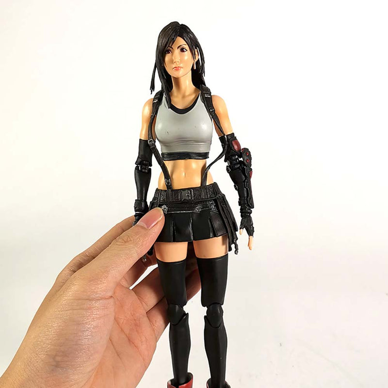 Final Fantasy VII Tifa Lockhart Finger Action Figure Model Toy 25cm