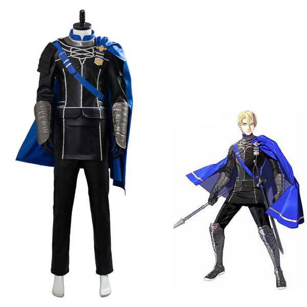 Fire Emblem Three Houses Dimitri Alexandre Blaiddyd Battle Cloak Uniform Cosplay Costume