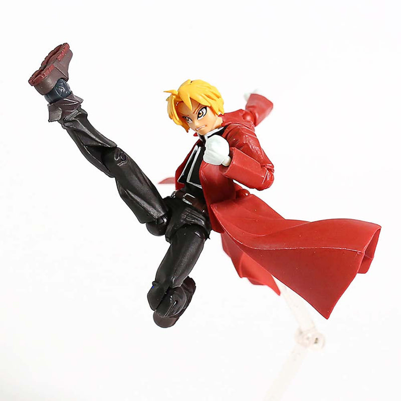 Fullmetal Alchemist Edward Elric 116 Revoltech Yamaguchi Action Figure Toy 14cm