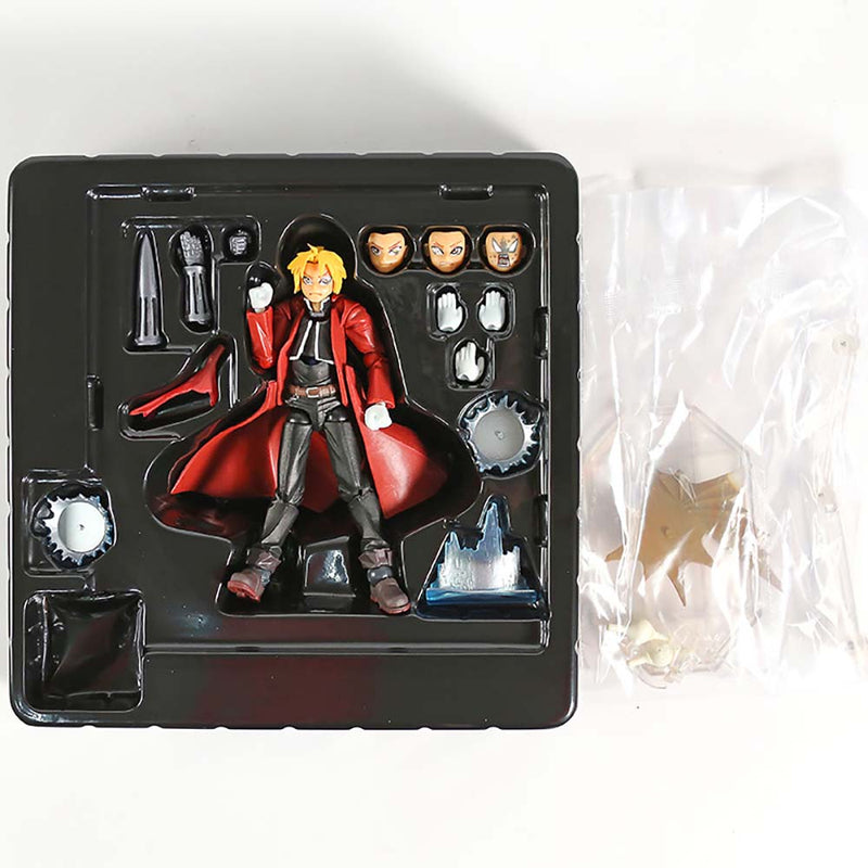 Fullmetal Alchemist Edward Elric 116 Revoltech Yamaguchi Action Figure Toy 14cm