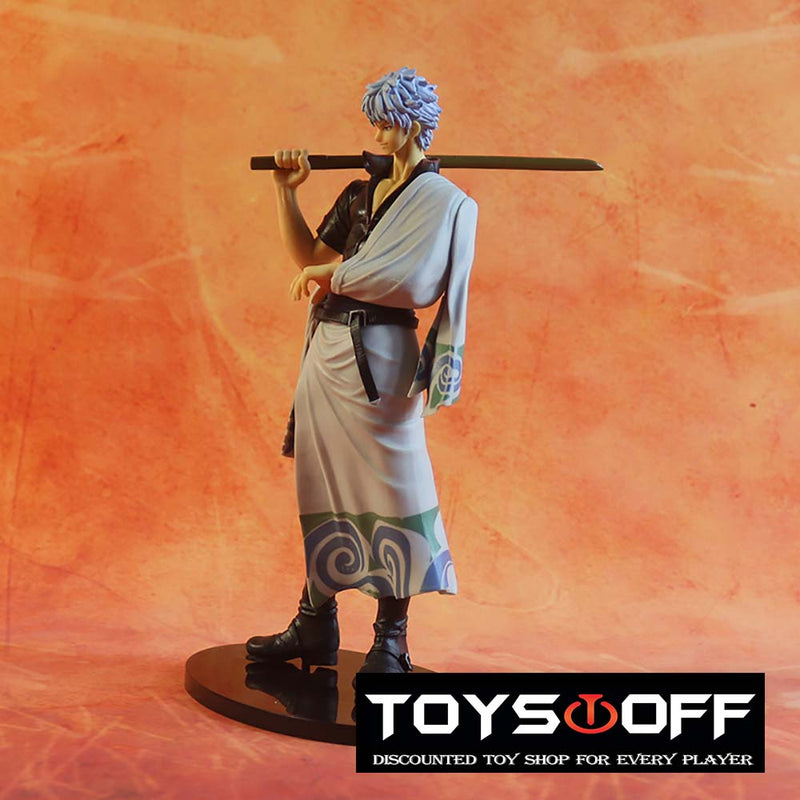 GINTAMA Sakata Gintoki Action Figure Collectible Model Toy 25cm