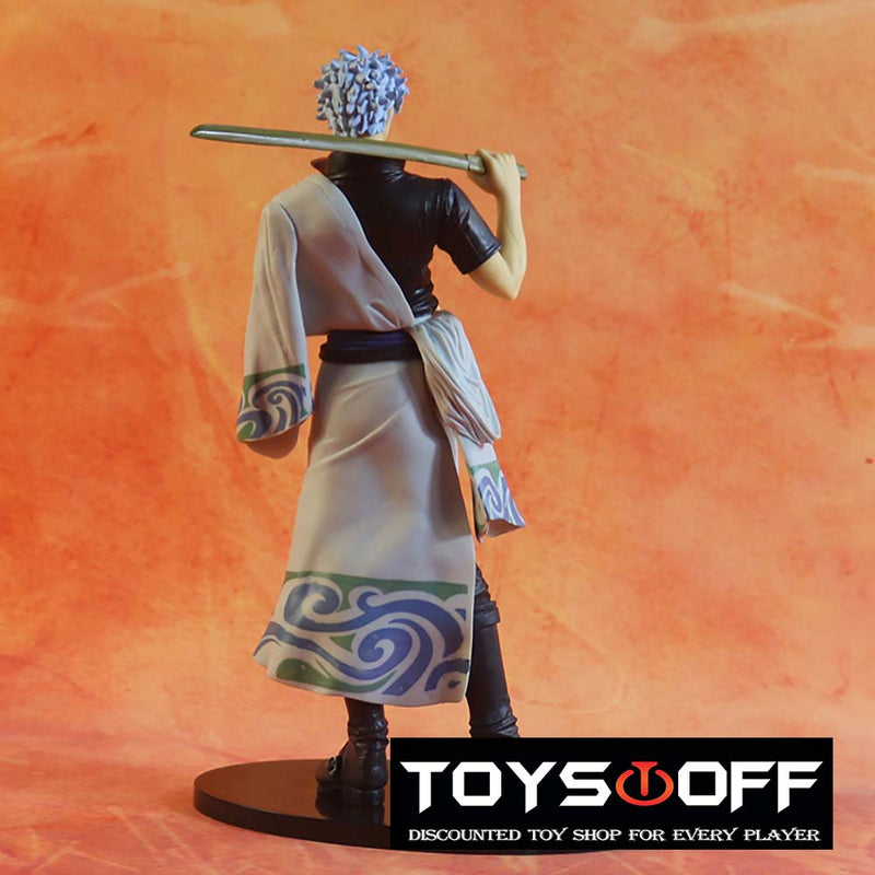 GINTAMA Sakata Gintoki Action Figure Collectible Model Toy 25cm