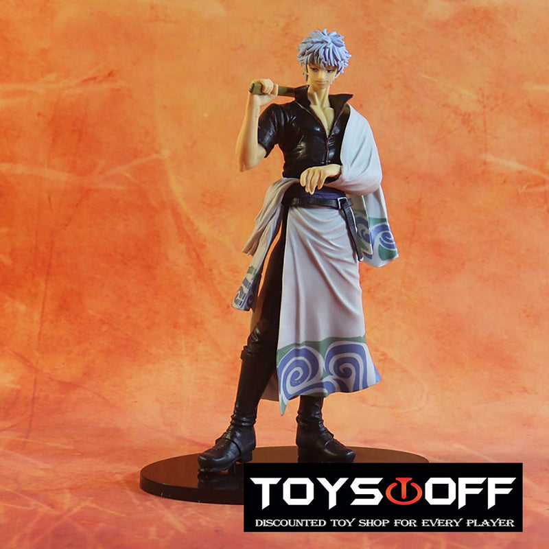 GINTAMA Sakata Gintoki Action Figure Collectible Model Toy 25cm