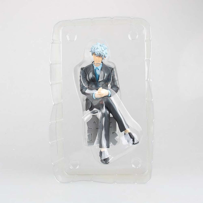 GINTAMA Sakata Gintoki Business Suit Ver Action Figure Model Toy 15cm