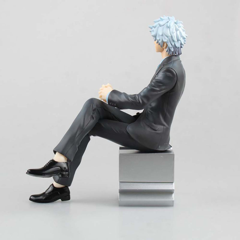 GINTAMA Sakata Gintoki Business Suit Ver Action Figure Model Toy 15cm