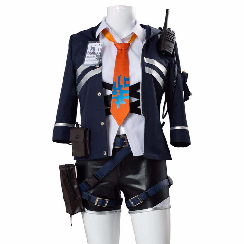 Game Arknights Chen Cosplay Cool Costume Props Uniform Full Set