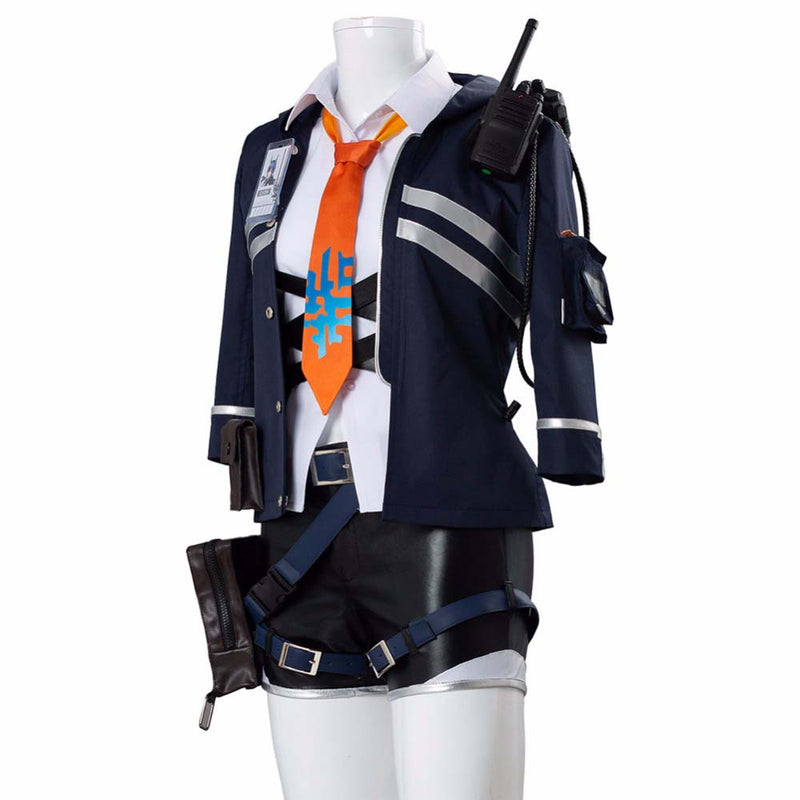 Game Arknights Chen Cosplay Cool Costume Props Uniform Full Set