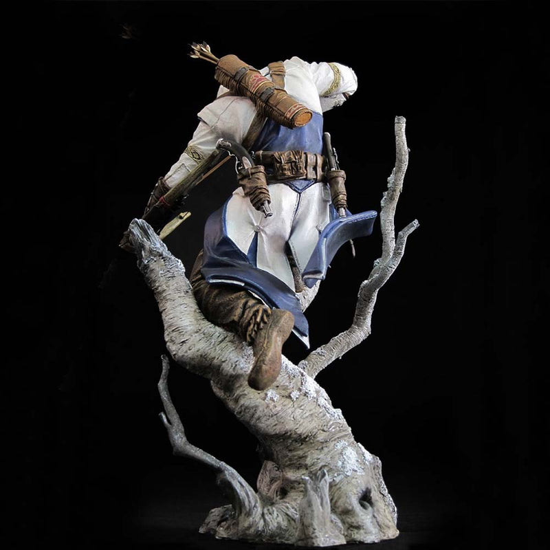 Game Assassin's Creed III 3 Connor Action Figure Model Toy 28cm