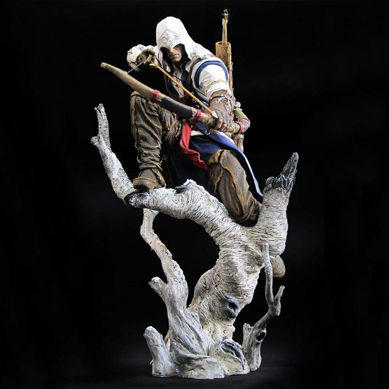 Game Assassin's Creed III 3 Connor Action Figure Model Toy 28cm