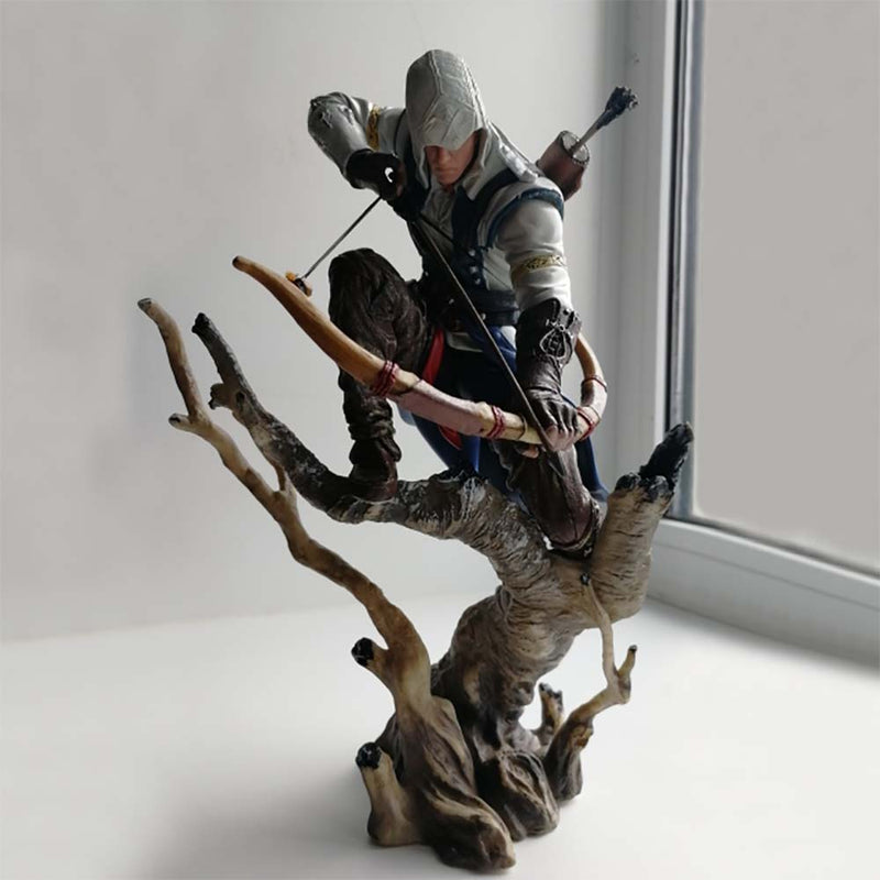 Game Assassin's Creed III 3 Connor Action Figure Model Toy 28cm