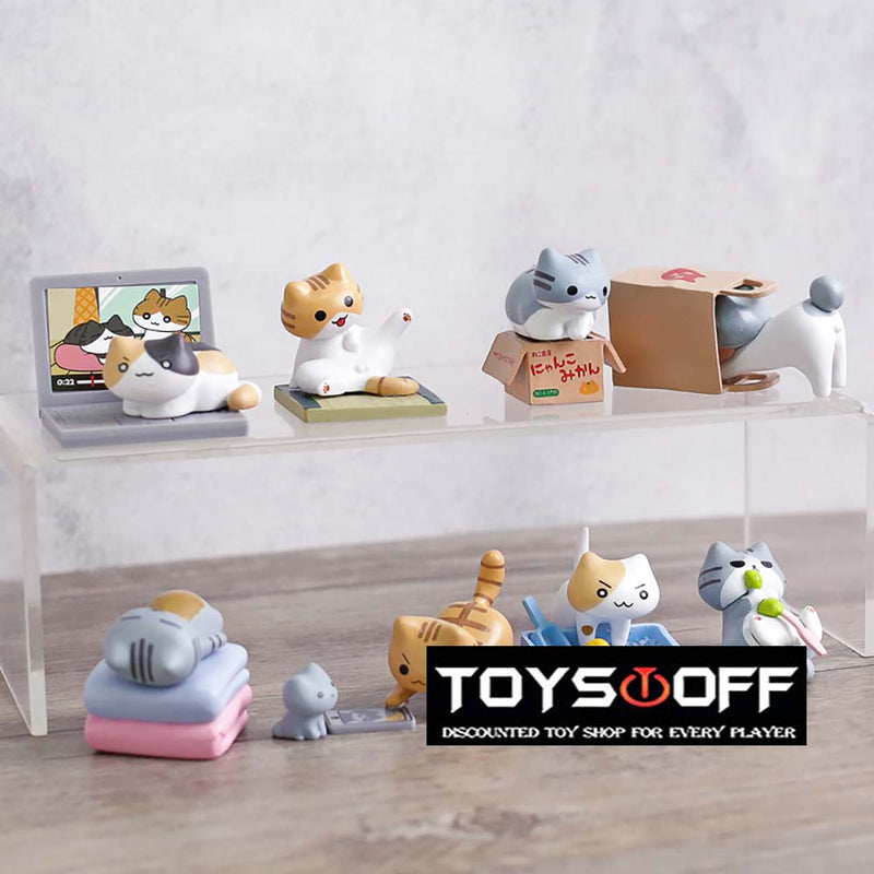 Game Cartoon Kawaii Neko Cats Kitty Action Figure Mini Toy 8pcs