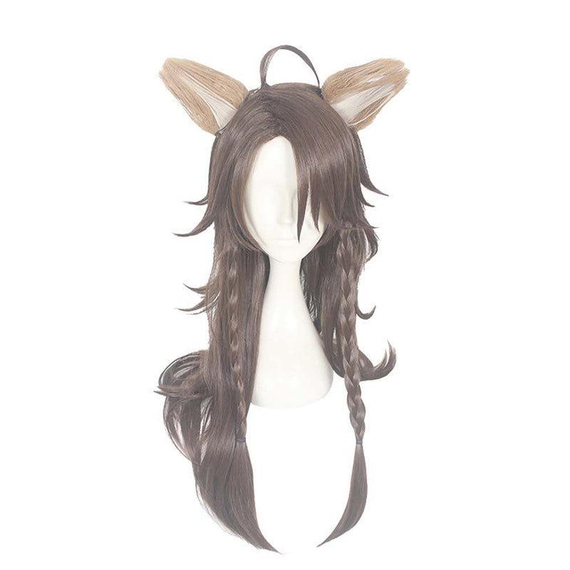 Game Twisted Wonderland Leona Kingscholar Cosplay Wig With Ears