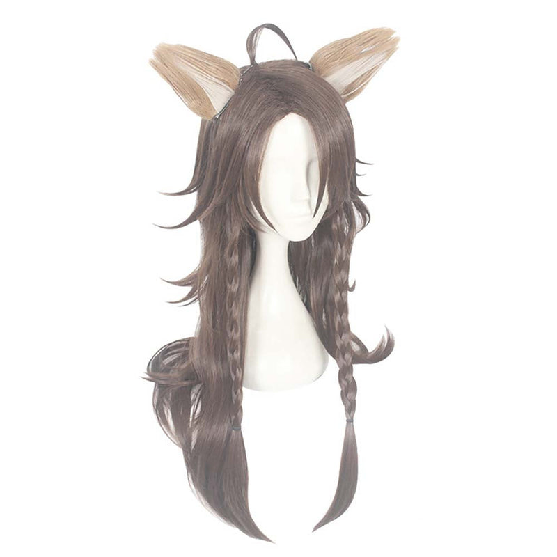 Game Twisted Wonderland Leona Kingscholar Cosplay Wig With Ears